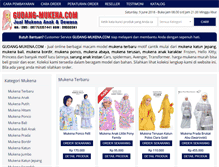 Tablet Screenshot of gudang-mukena.com